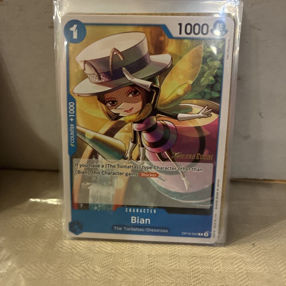 Promo Bian OP10-053 C Royal Blood One Piece Card Game NM/M - Release Event